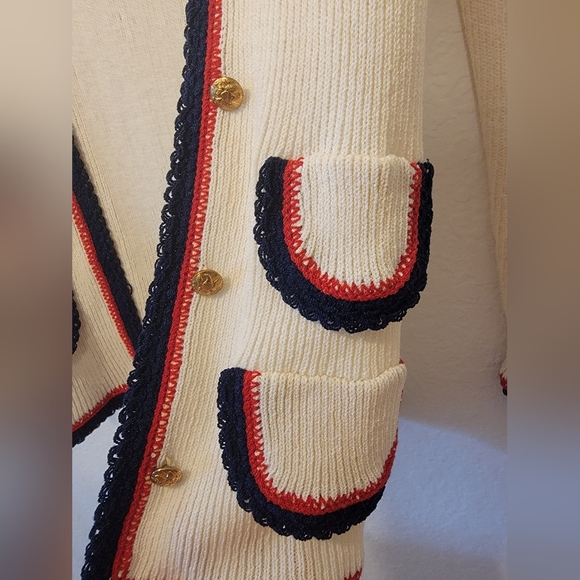 VINTAGE Howard Lawrence by Maisonette Union Made Cardigan - Picture 4 of 6